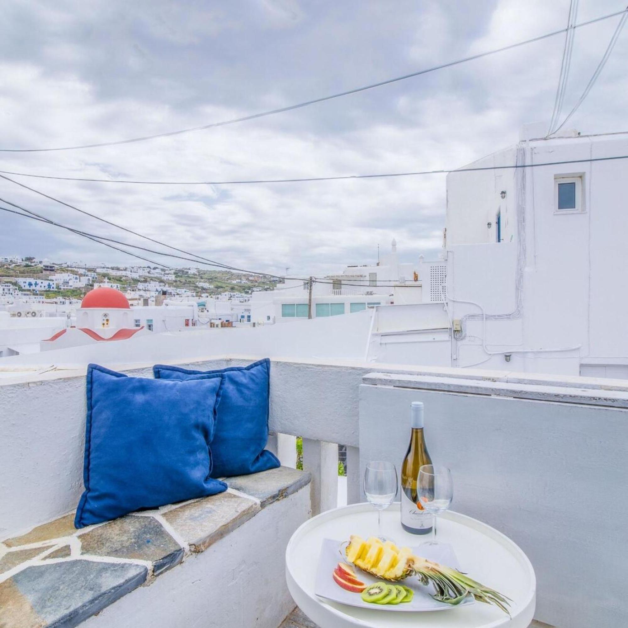 Апартаменты Like A White Seagull In Mykonos! Mykonos Town Экстерьер фото